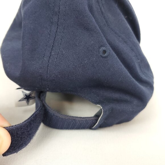 Dallas Cowboys Navy Blue/Grey Embroidered Logo Ball Cap OSFA Mesh - Picture 5 of 11